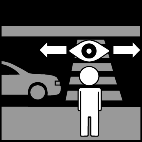 look both ways before crossing